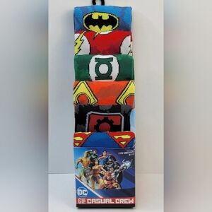 DC Comics Superhero Casual Crew Socks - Mens 6k